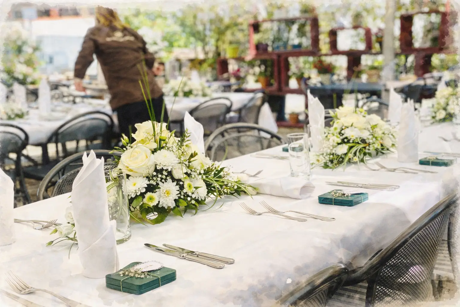 Hochzeit im Gasthof Kreuz Egerkingen – Terrasse & Gärtli