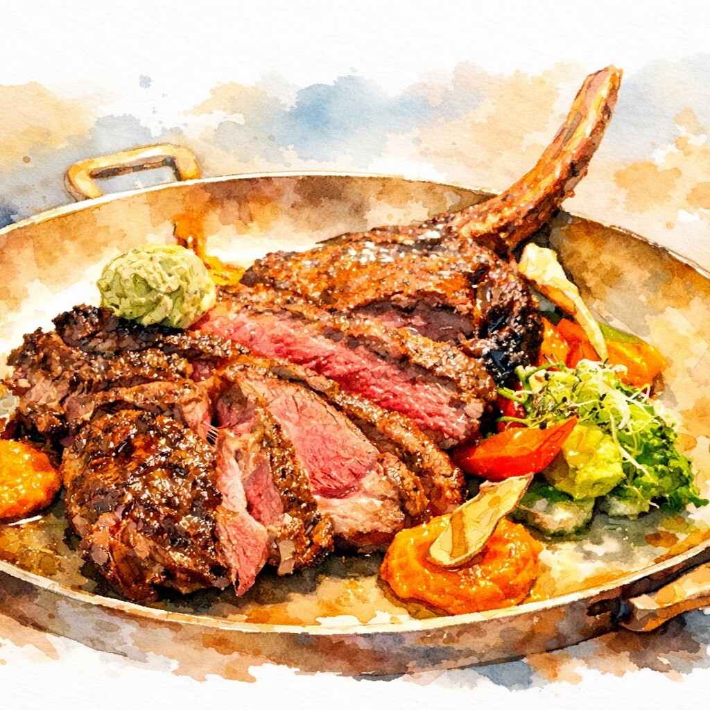 Ein Stück Fleisch. Ein echtes Erlebnis. Unser Rinds Tomahawk ist nichts für nebenbei – es ist für Abende, die man zelebriert. Saftig. Kräftig. Eindrucksvoll. Kreuzen Sie Messer & Gabel. 🔥 👉 Jetzt entdecken: https://kreuz.plus/rinds-tomahawk/