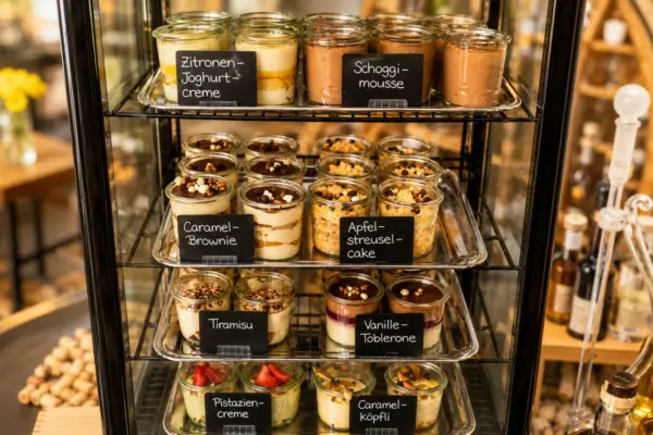 Dessert Mini-Süssspeisen – Restaurant Gasthof Kreuz Egerkingen