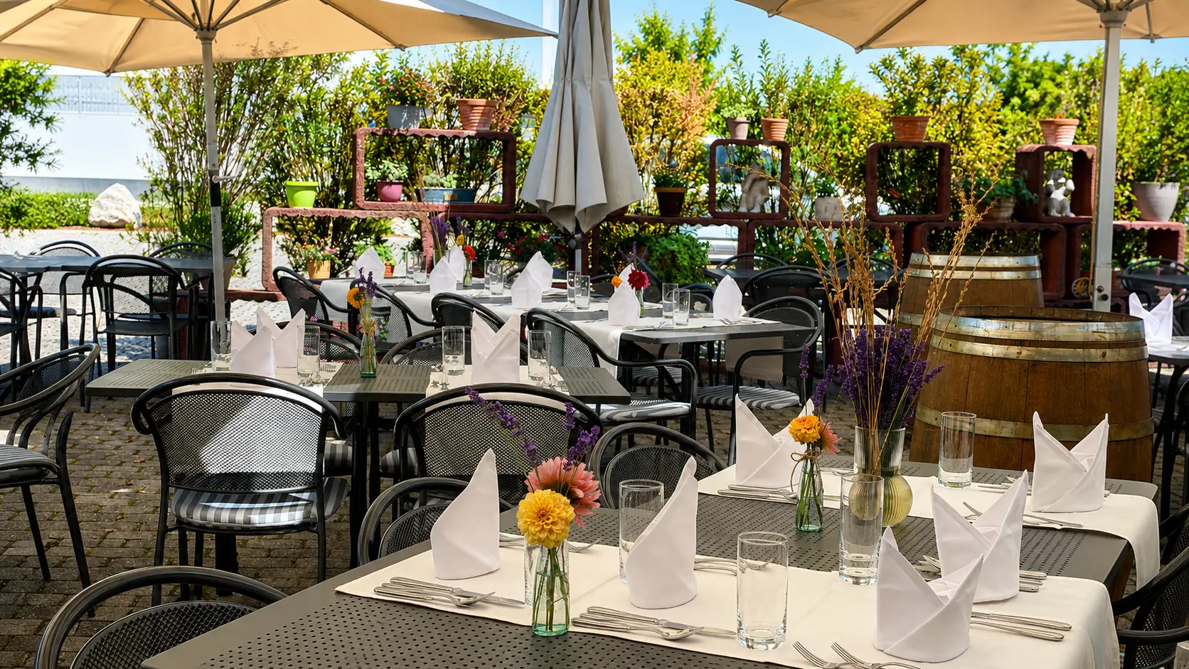 Terrasse / Gärtli – Gasthof Kreuz Egerkingen