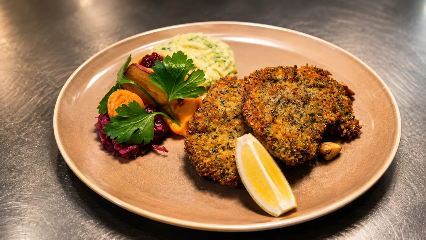 Die Wildsaison ist da.Im Bild das panierte Wildschwein-Schnitzel für CHF 36.00. Dazu Rehschnitzel CHF 37.00, Rehpfeffer CHF 35.00, Hirsch Cordon Bleu CHF 45.00 — mit Spätzli, Rotkraut, Rahmwirsing, Wildapfel und Marroni.Heute ist ausserdem Mittwoch: Chateaubriand zur Aktion für CHF 59.00 pro Person, ab zwei Personen.Ganze Wildkarte und Reservation: Link in der Bio.#GasthofKreuz #Egerkingen #Olten #Solothurn #RegionGäu #AusSpassAmGenuss #Wild #Herbst #Chateaubriand #Schweizerküche